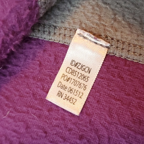 Cuddl Duds size Large sleepwear purple/gray - Picture 9 of 11